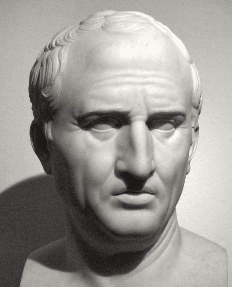 Marcus Tullius Cicero, whose consulship dates the termination notice